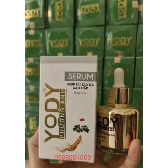 Cào mã - Serum thảo dược tái tạo cao cấp Yody White Phương Anh (không sưng) 60ml