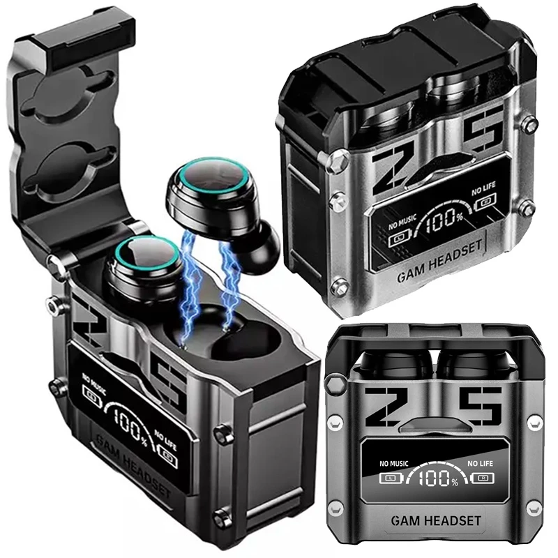 Tai nghe bluetooth không dây M25 Tai nghe giảm tiếng ồn Tai nghe chất lượng âm thanh Vòm HD điều khiển độ trễ thấp