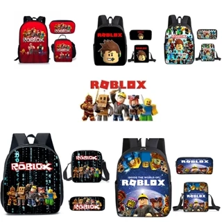 3 Chiếc Roblox Học Sinh Túi Đựng Đồ Ăn Cho Trường Bút Chì Áo Dây In Ba Lô