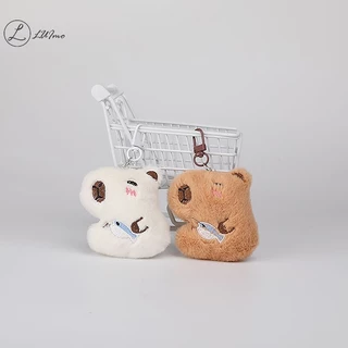 Móc Khóa Búp Bê Nhồi Bông LUImo Squeak Capybara Sáng Tạo Dễ Thương