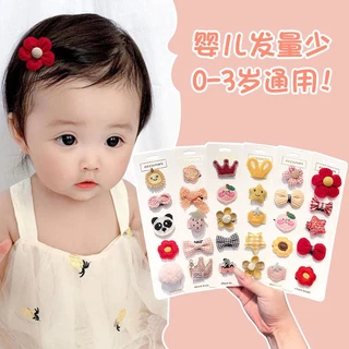 Set 5 Kẹp Tóc Nơ Dễ Thương Cho Bé Gái