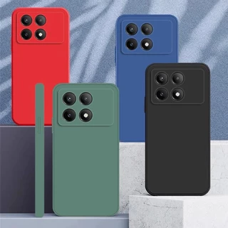 Ốp Điện Thoại Silicon Mềm Màu Trơn Chống Sốc Cho Xiaomi Poco X6 Pro Poco M6 Pro C65 M5S X5 Xiaomi Poco X6 Pro