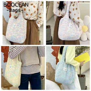 BOOCEAN Túi Xách Dệt Kim Sức Chứa Lớn Thời Trang Dành Cho Nữ