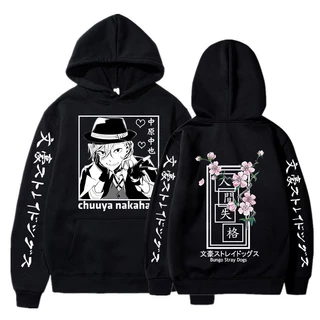 Áo Hoodie Có Túi In Hình Anime Bungo Stray Dogs Chuuya Nakahara