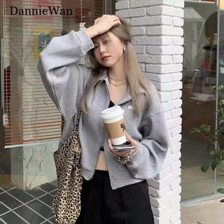 DannieWan Áo Len áo khoác cardigan Casual xu hướng Popular Minimalist WMY2390VQU38Z230918