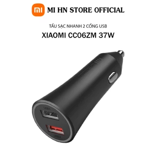 Tẩu sạc nhanh ô tô Xiaomi 37W 2 cổng USB - Bảo hành 3 tháng - Shop Mi HN Store Official