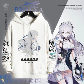 Áo Hoodie Hóa Trang Bronya Zaychik Honkai Va Chạm 3 Silverwing: N-EX Cho Cặp Đôi