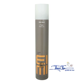 Keo xịt định hình cho tóc EIMI Wella Super Set Extra Strong Finishing Spray 500ml ( Cấp độ 4 ) - NEW