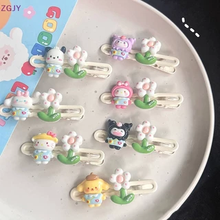 SANRIO Terok Kẹp Tóc Hình Hoạt Hình hello kitty kuromi my melody Dễ Thương Cho Bé Gái Mới