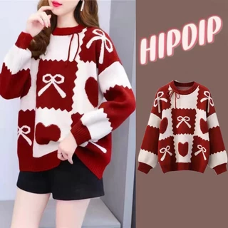 Áo Cổ Vuông Áo sweater Dài Tay Dệt Kim Cổ Tròn Phong Cách Mới Năm