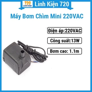 Bơm chìm mini 4W 8W 13W 16W 18W 25W - 220V quạt điều hoà hơi nước - bể cá thủy cảnh