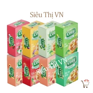 Trà Hoa Qủa COZY ICE TEA  Hòa Tan (Hộp 16 gói x 15gr)