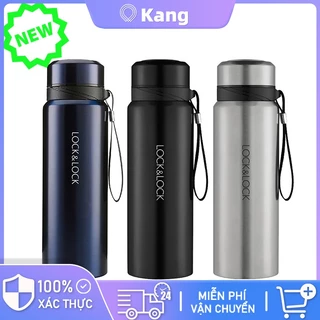 Bình giữ nhiệt Lock&Lock Vacuum Bottle 800ml Thép không gỉ - Có dây xách, nhỏ gọn