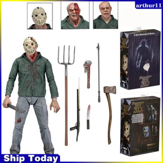 Arthur Friday Jason Voorhees Nhân Vật Hành Động Kinh Dị Phim 3d Mô Hình Búp Bê Đồ Chơi Đồ Trang Trí Cho Người Hâm Mộ Bộ Sưu Tập