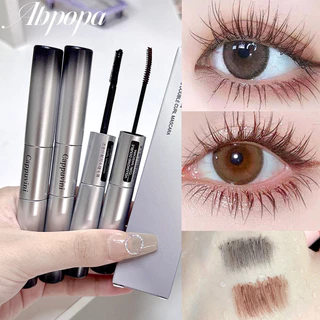 Abpopa Cappuvini Mascara làm dày và uốn cong hai màu tự nhiên làm dài và phóng to mắt