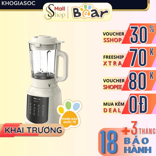 [Quốc tế] Máy xay sữa hạt đa năng 1.5L Bear Chính hãng 1200W chống tràn, tự động vệ sinh PBJ-C16Q8 - SSHOP OFFICIAL