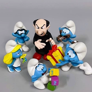 Hàng số lượng lớn chính hãng Smurf Mô hình búp bê hoạt hình dễ thương