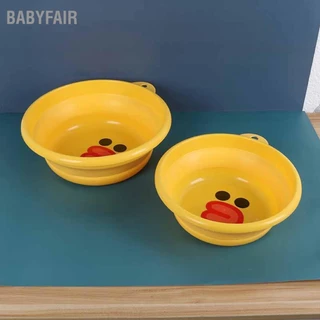 Babyfair Chậu rửa gấp vịt vàng đa chức năng có thể gập lại di động cho gia đình ngoài trời