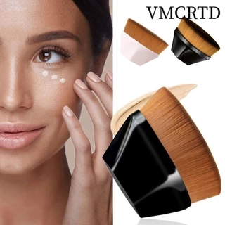 VMCRTD Bột lỏng, Dụng cụ trang điểm Kabuki Face Blush Foundation Cọ trang điểm, Quà tặng Flat Top để pha trộn kem lỏng Bàn chải trang điểm nữ