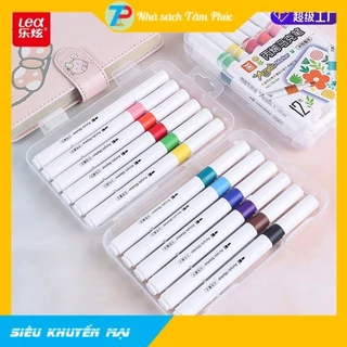 Xả kho Bút Màu Acrylic Marker 12/24/36/48/60 Cao Cấp Màu Sắc Tươi Sáng - Bút Lông Màu