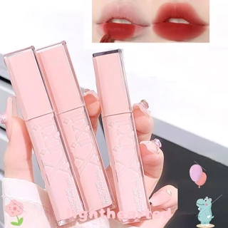 Lighthearted Velvet Lip Glaze, Son bóng mờ lâu trôi 6 màu, Dụng cụ trang điểm 2023 Cốc chống dính chống thấm nước Son môi sương mù mượt mùa thu đông