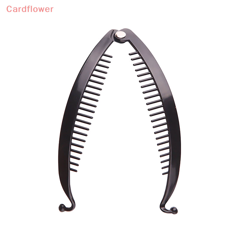 < Cardflower > Kẹp tóc hình cá mờ đơn giản thời trang Kẹp tóc đuôi ngựa cho nữ Phụ kiện tóc Twist Barrettes Dụng cụ tạo kiểu mới