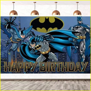 Yyds Batman Sinh Nhật Phông Nền banner Thảm Trang Trí Tiệc Ảnh Chụp Ảnh Nền Vải