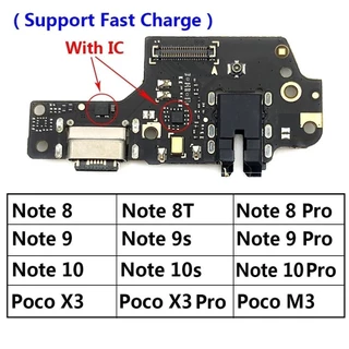 Bảng cổng sạc USB Y6O3 & cao cấp cho Xiaomi Poco X3 M4 Pro M3 Redmi Note 7 8t 9s 9 10s 11 Pro 4G 5G &