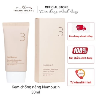 Kem chống nắng NUMBUZIN TONE UP BEIGE