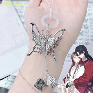 Artglorious Anime Tian Guan Ci Fu Móc Khóa Hua Cheng Xie Lian Cosplay Heaven Official 's Phước Lành Bướm Mặt Dây Chuyền Điện Thoại Túi Trang Trí VN