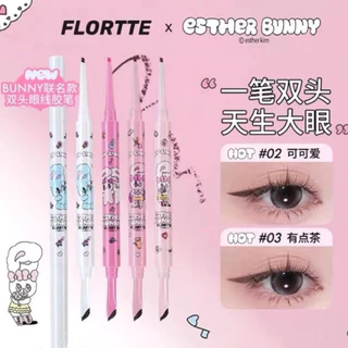 Bút Gel kẻ mắt FLORTTE BUNNY Series Bút kẻ mắt ✷ ❈ ❈ ❈ ❈ ❈ ❈ ❈ Bút kẻ mắt làm đẹp kỳ lạ màu hồng tự nhiên Bút kẻ mắt màu sắc siêu mịn Trang điểm mắt