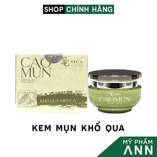 Cao Mụn Khổ Qua Diếp Cá Sica White Chính hãng -  Kem Face Hỗ Trợ Giảm Mụn