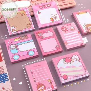 Xo94bsy Brae Bunny Sticky Note Dễ Thương Note Pad Sinh Viên Notebook Note Pad Có Thể Tháo Rời Note Pad Note Pad VN