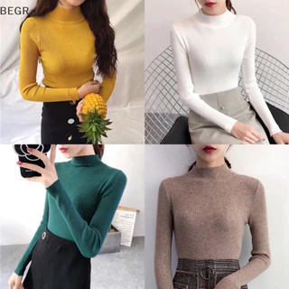 Be Knitt Áo Len Cotton Cổ Tròn Cổ Tròn Mềm Mại Dễ Thương Dễ Thương Dễ Dàng Mặc Áo Chui Đầu vn