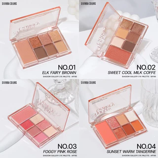 [ Hàng Thái Giá Rẻ ] Phấn Mắt - Má Hồng SIVANNA COLORS Shadow Gallery Eye Palette HF195 Thái Lan -𝐌𝐨𝐨𝐌𝐨𝐨-