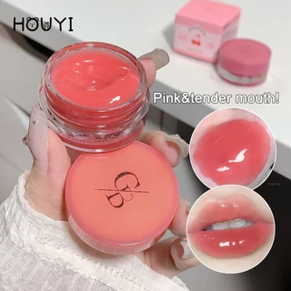 Gợi Cảm Berry Jam Lip Gloss Lâu Dài Dưỡng Ẩm Trong Suốt Màu Đỏ Son Tint Gương Thạch Chất Lỏng Đóng Hộp Son Môi