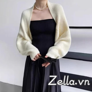 Áo Khoác Cardigan Dệt Kim Tay Dài Dáng Rộng Thời Trang Mùa Xuân Cho Nữ