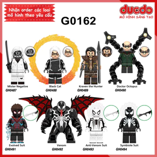 Minifigures các siêu anh hùng Venom, Octopus cực chất - Đồ chơi Lắp ghép Mini Mô hình Iron Man XINH G0162