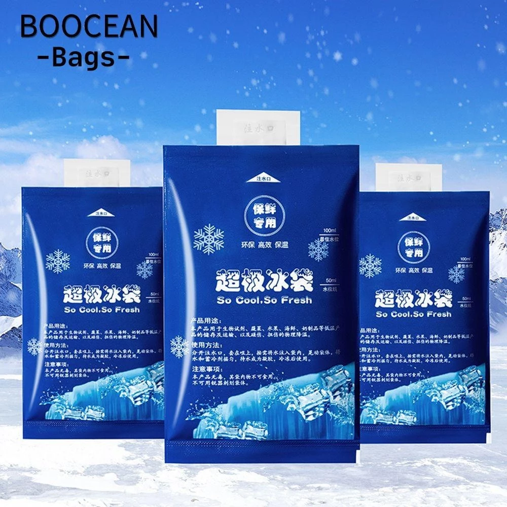 BOOCEAN 20 Chiếc Ice Pack Nước Phun Đồ Uống Làm Lạnh Cho Nhà Hàng Mang Ra Nén Lạnh