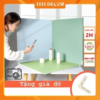 [Tặng giá đỡ] Combo Tấm Fomex Phông Nền 2 Mặt 60x60cm TiTi Decor, Combo Phông Nền Chụp Ảnh Sản Phẩm