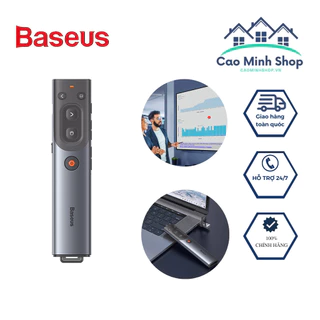 Bút Trình Chiếu Baseus Orange Dot AI Wireless Presenter BS-OH085 thông minh kết nối không Dây