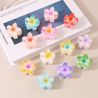 Kích Thước Nhỏ 4CM Màu Kẹo Frangipani Lấy Kẹp Tóc Ngọt Ngào Mũ Đội Đầu Nữ Hoa Phụ Kiện Tóc