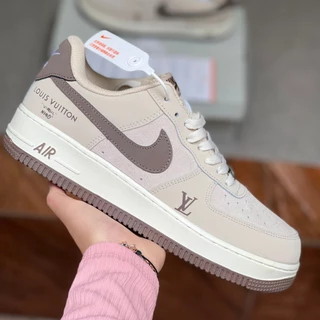 Giày _Nike Air Force 1 LV nâu xám nguyên bản, bản cao cấp nhất thị trường