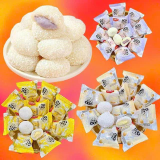 Bánh Mochi Kem Sữa Vị Sầu Riêng/ Khoai Môn/ Đậu Nành/Kem xoài/Bơ sữa béo dịu NHÀ DŨNG FOOD, Bánh Mochi Phủ Dừa, Kem Lạnh