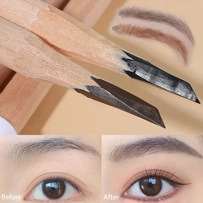 Gỗ Pro Microblading Vĩnh Viễn Lông Mày Bút Chì Hình Xăm Nghệ Thuật Chống Thấm Nước Tint Trang Điểm Mắt Brow Bút Tăng Cường Hình Xăm Cung Cấp