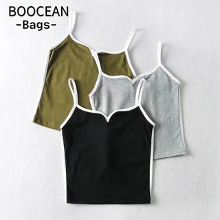 Dây treo cổ trái tim gà, Áo tương phản mùa hè bằng vải Polyester, Áo Crop Top