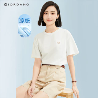 GIORDANO WOMEN Ice cooling antibiosis short sleeve tee 05324434