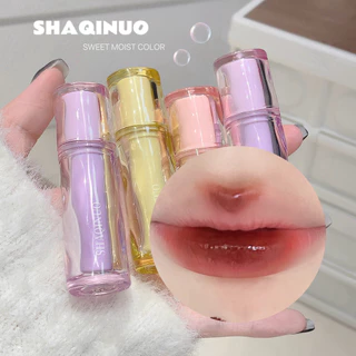 Shaqinuo Ripple Water Gloss Lip Glaze Gương trong suốt Dưỡng ẩm làm trắng Son môi