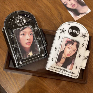 Ins 32 Khe Cắm Album Ảnh Có Khóa Dễ Thương 3 Inch Thần Tượng Photocard Bộ Sưu Tập Sách Lomo Đựng Thẻ Người Tổ Chức Lưu Trữ