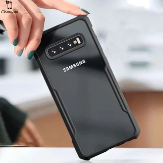 Ốp Acrylic rõ ràng bọc thép chống rơi điện thoại trường hợp Cho Samsung ss Galaxy J8 2018 J7 J2 Prime Core 2016